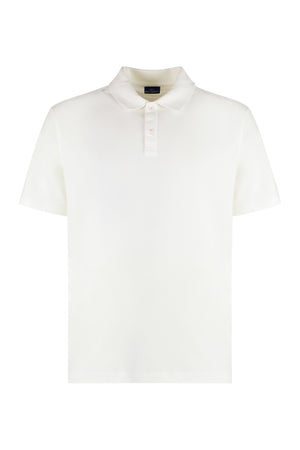 Short sleeve cotton polo shirt-0